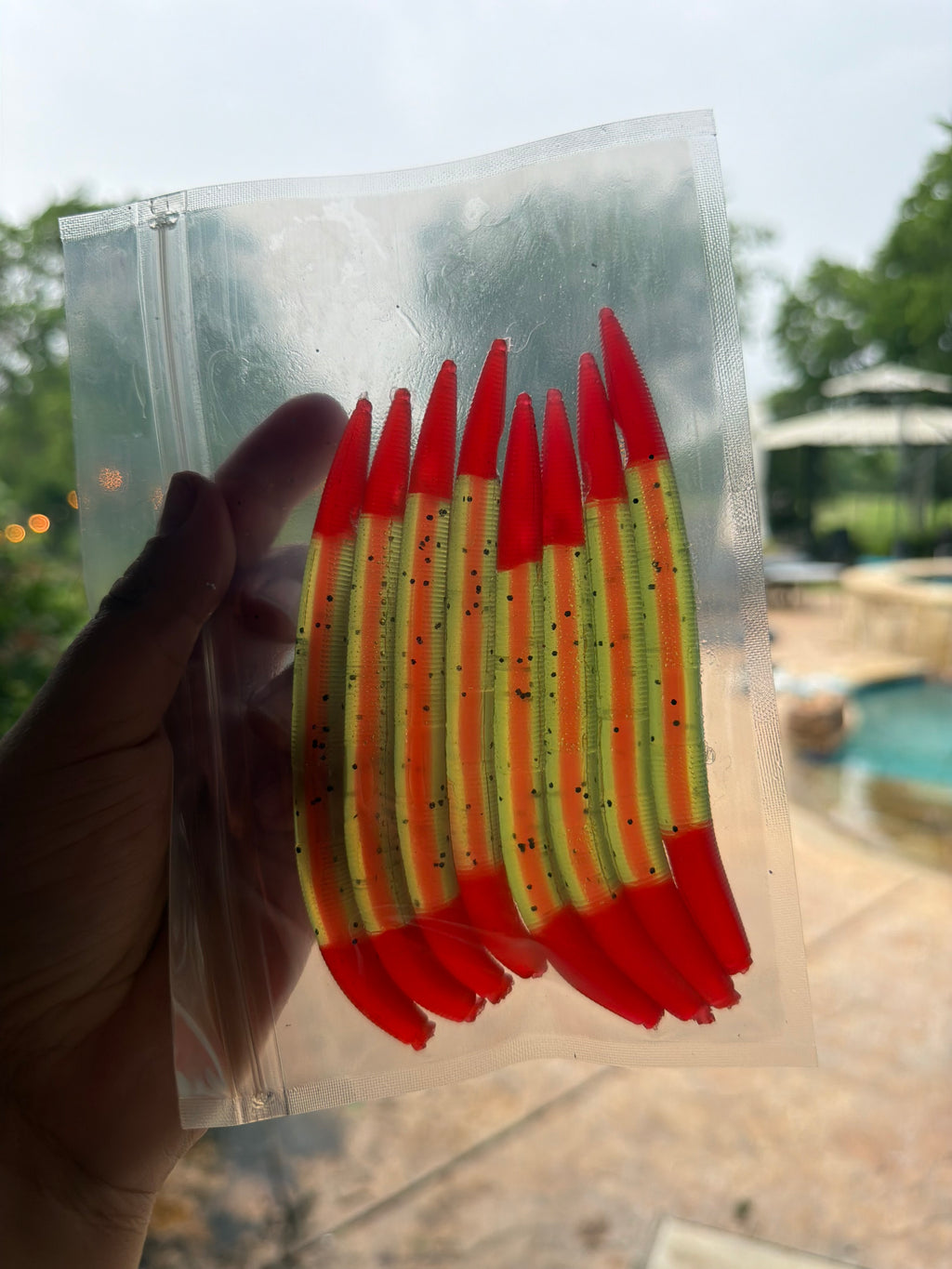 8 pack - Core Shot 5 inch Senko Worm